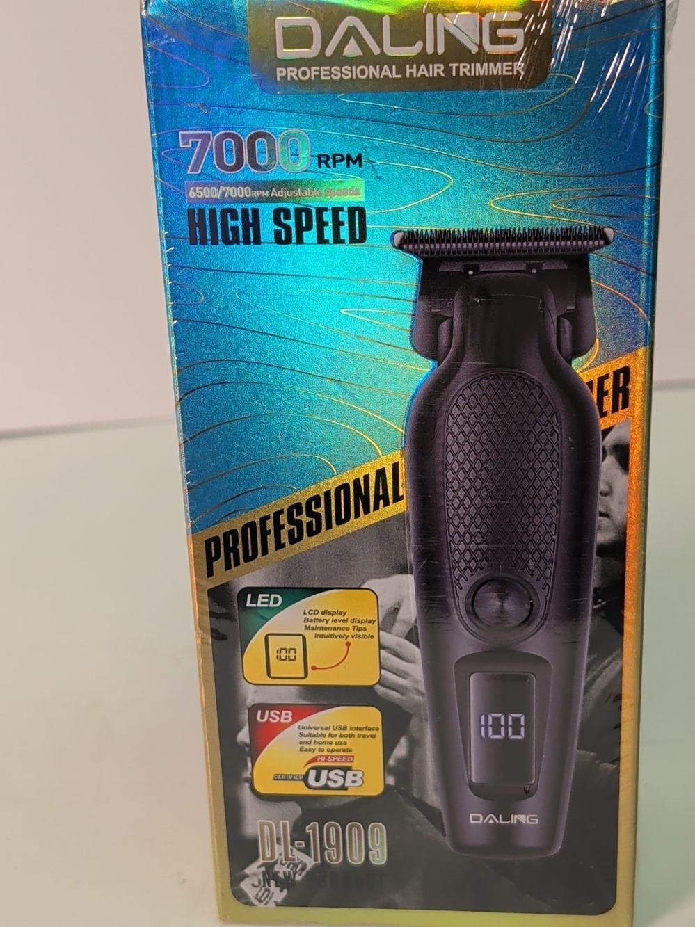 Darling Black Hair Trimmer with LED Display